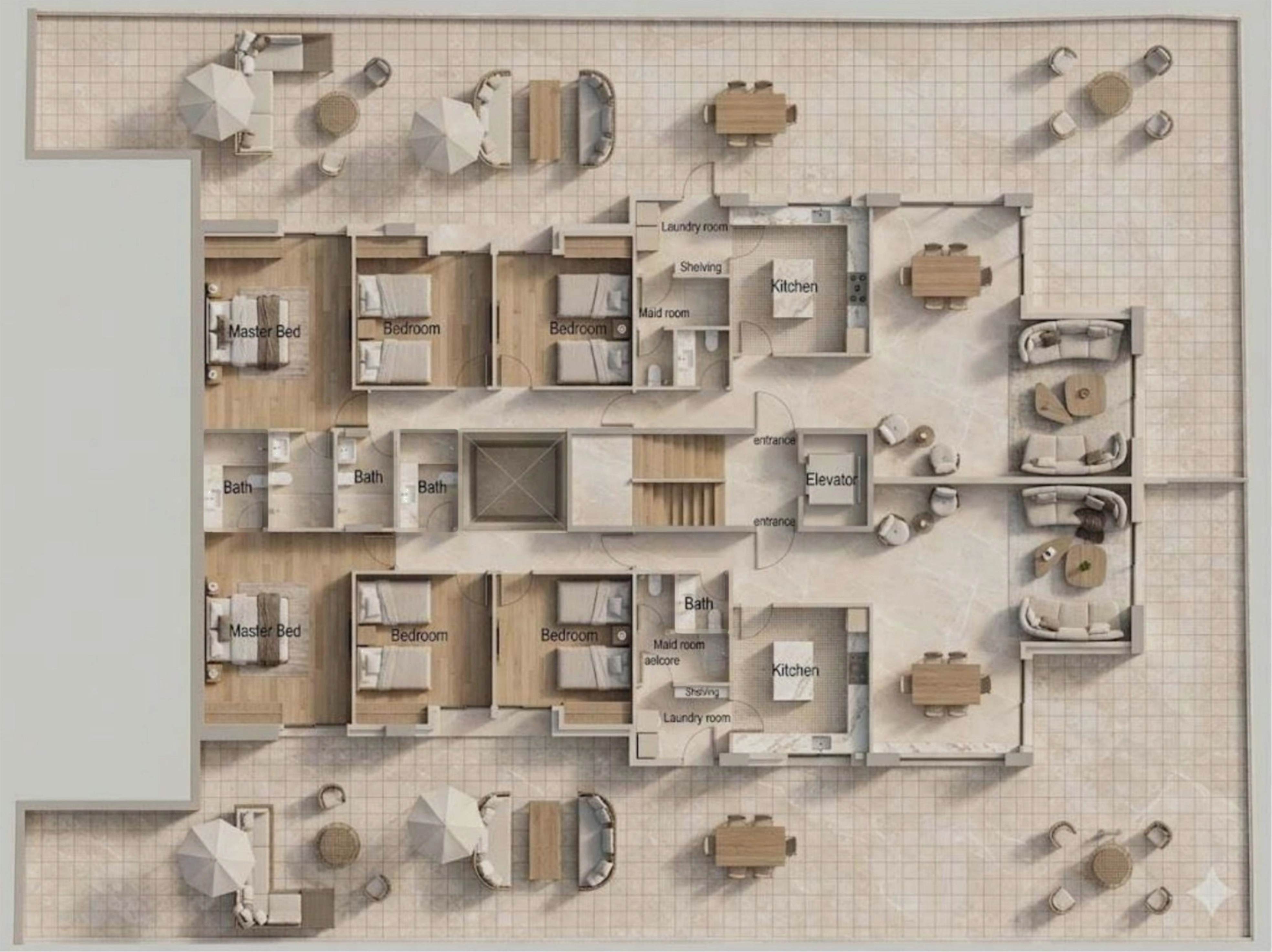 Mtayleb 621, Floor 1