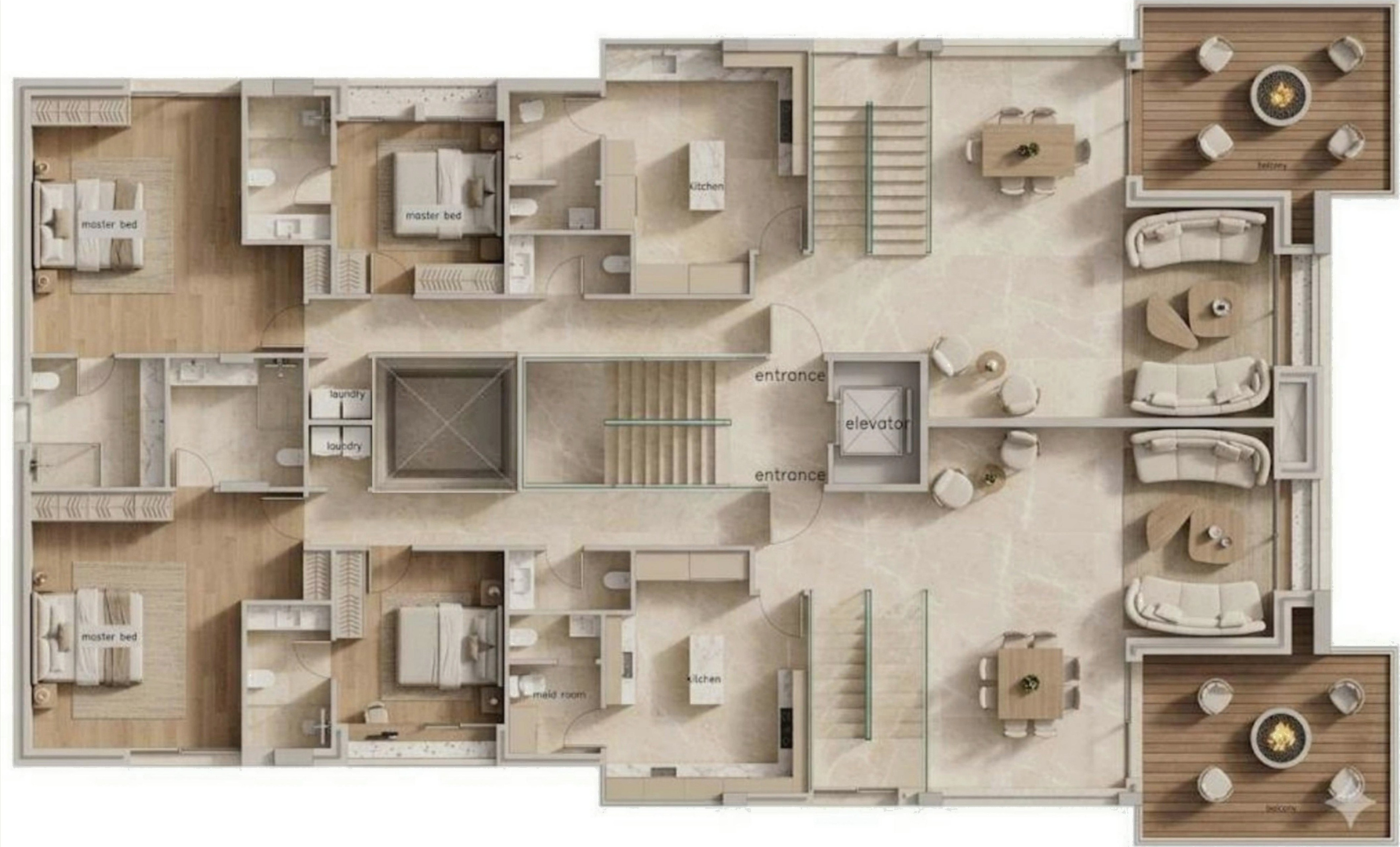 Mtayleb 621, Floor 4, level 1